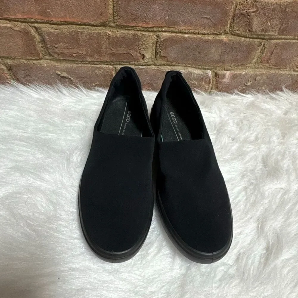 Ecco Women’s Black Danish Design Soft Comfort Wedge Shoe Size 39